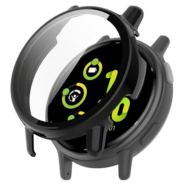 TS-Skyddsfodral med härdat glas skärmskydd för Garmin Vivoactive 5 - Svart