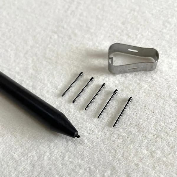 Touch Stylus Spidser med Metalklips Til Kindle Scribe Write Stylus Pen Hvid