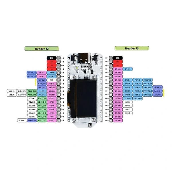 WIFI Kit ESP32 Utviklingskort ESP32-S3FN8 Chip Xtensa 32bit LX7 Prosessor