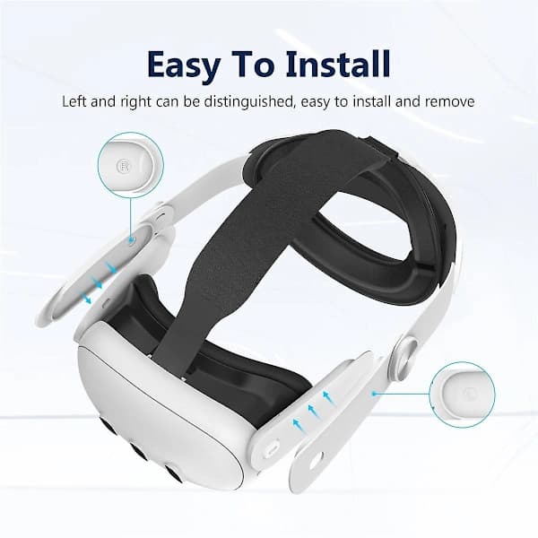 VR-hodebånd for 3 Hodebånd-oppgraderinger Elite Strap Alternativ Hodebånd for 3 VR-tilbehør