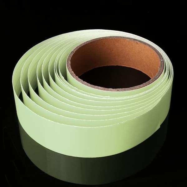 Selvlysende Tape Isblå / Glow in the Dark - 2 cm x 3 meter