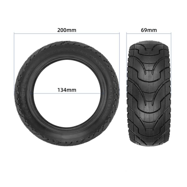 TS-Breda terrängdäck för ZERO 9 med robust gummimaterial