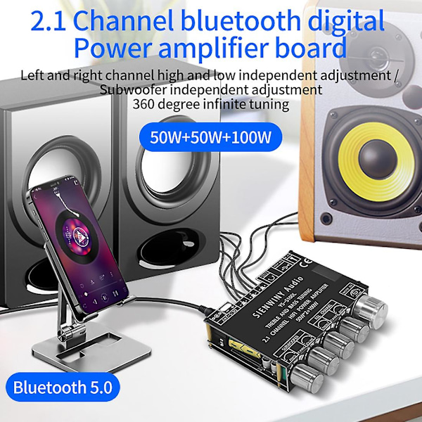 TS--s100l 2.1 Kanal Bluetooth Lydforsterkerkort Modul 50x2+100w