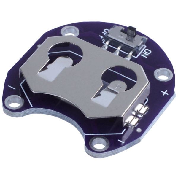 TS-10 X Knapcelle Batteriholder Til Cr2032 - Med Kontakt (2 Stk)