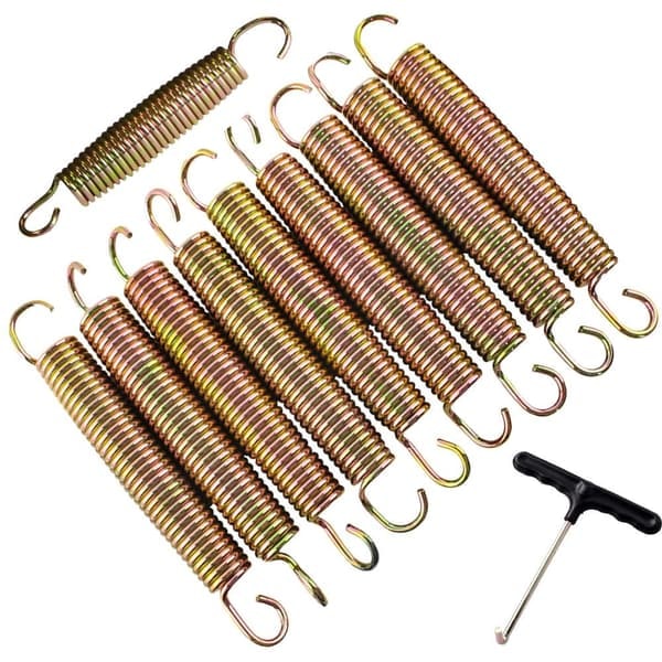 10-pack - Trampolinfjädrar + Verktyg - 165 mm