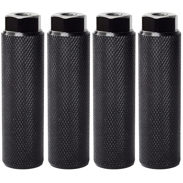 4 stk. cykelpinde, skridsikre BMX-pinde af aluminiumslegering til cykelcykling, bagerste fodstøtte