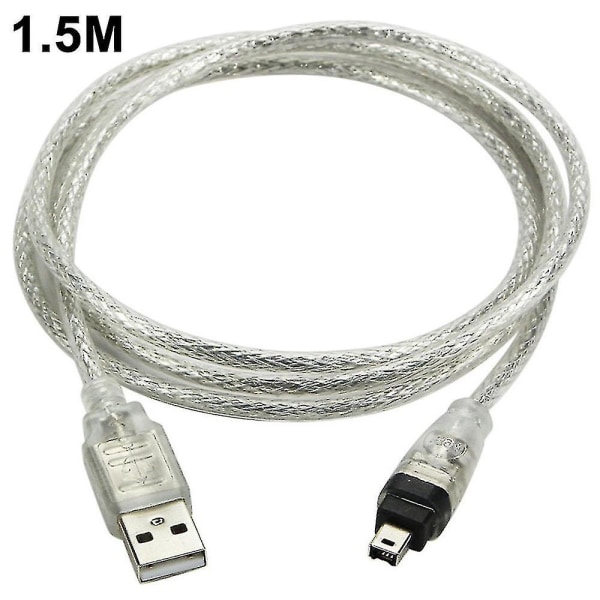 Kabel USB Hane Till Firewire Plugg Till Mini 4-stifts Till Firewire Adapter
