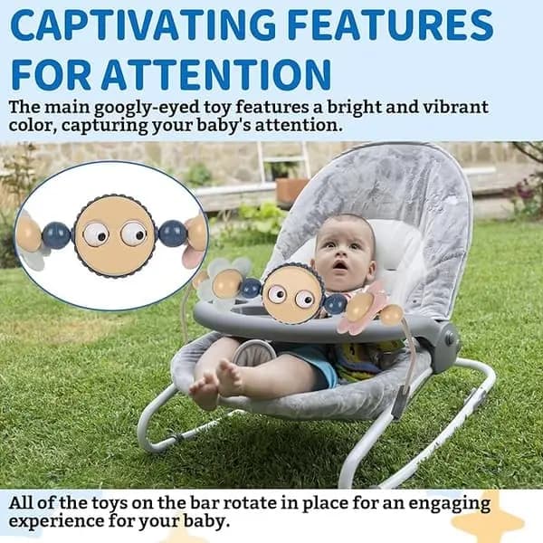 Toy Arch for Bouncer - Toy Arch with Moving Eyes for Stroller