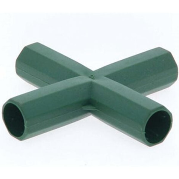 TS-4PCS Koppling för Konstruktion av Växthusram 16 mm PVC-koppling 5 Typer av Stabilt Stöd Robust Rörkoppling Adapter