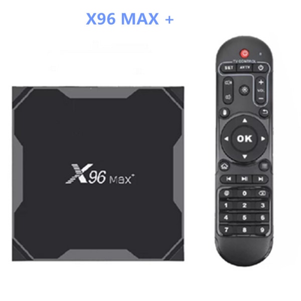 X96 Max Plus Smart TV Box Amlogic S905X3 Android 9.0 Quad Core 4G 32G 2.4G/5G Dual WiFi BT4.0 4K HDR Box USB 3.0 LAN 1000M EU 4GB 64GB