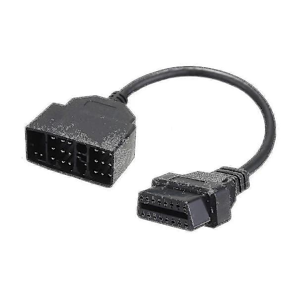 22-benet OBD1 til 16-benet OBD2-konverterkabel til Toyota diagnostisk scanner