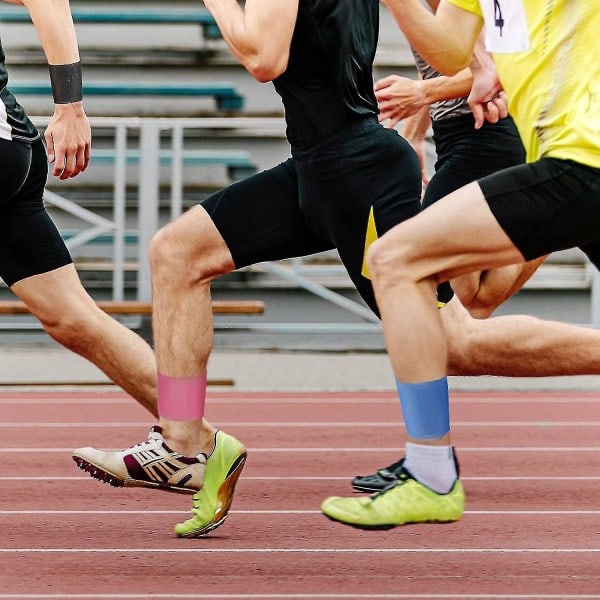 3 st Atletisk Förlindningstejp för Sport, Förlindningstejp, 7 cm x 27,4 meter (Färg: Färgrik)