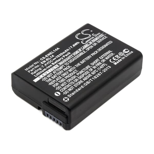 TS-akku EN-EL14 1030mAh Nikonille