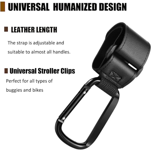 Stroller Clips 2 pcs, Stroller Hooks for Shopping Bags, Stroller Hook Organizer, Stroller Clip for Mom, Carabiner, Stroller Bag
