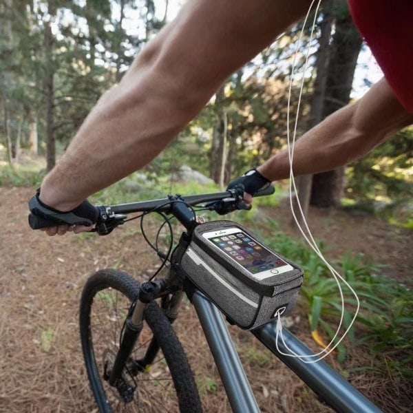 Cykeltaske Rammetaske Mobilholder til cykel