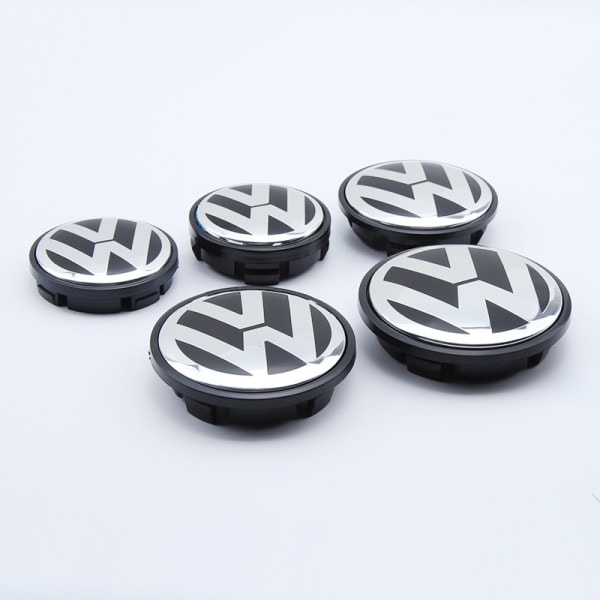 4-pack VW logotyp 56 mm kapsel Fälgemblem Fälgmärke - Perfekt #1 56mm