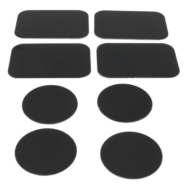 8 stk selvklebende metallplater for magnetisk bilholder