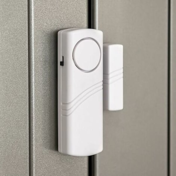 4-pack Trådlösa Larm för Dörrar och Fönster - Anti-Intrång, Magnetiska, 100 dB - Hemskydd Mot Inbrott