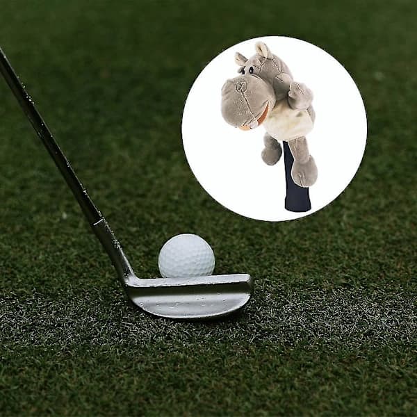 Golfklubbs Huvudskydd Nyhet Djur Klubbhuvudskydd, Bär Golfares Present (Flodhäst)
