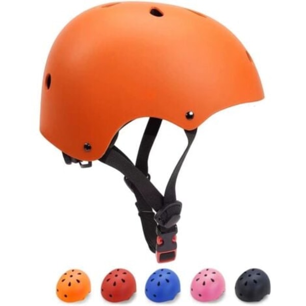 Cykelhjälm för barn 3-13 år, scooterhjälm för babyflickor och pojkar, BMX-skydd (S)