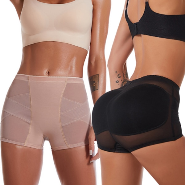 Damkläder för höftlyft, formgivande byxor, höftförstärkande trosor BLACK XL