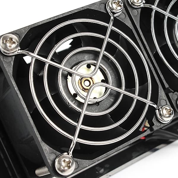 12V 6W Udsugningsventilator Campingvogne Sideventilationsåbning Ventilation Biltilbehør Kompakt Sort
