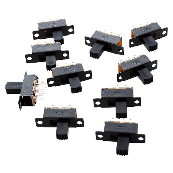 TS-10 kpl 6-nastainen 2-asentoinen Dpdt On/on Mini-liukukytkin