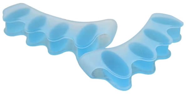 Tåspridare - Tåspridare - Pedikyr - Nagellack - Silikon - 3 par - Blå