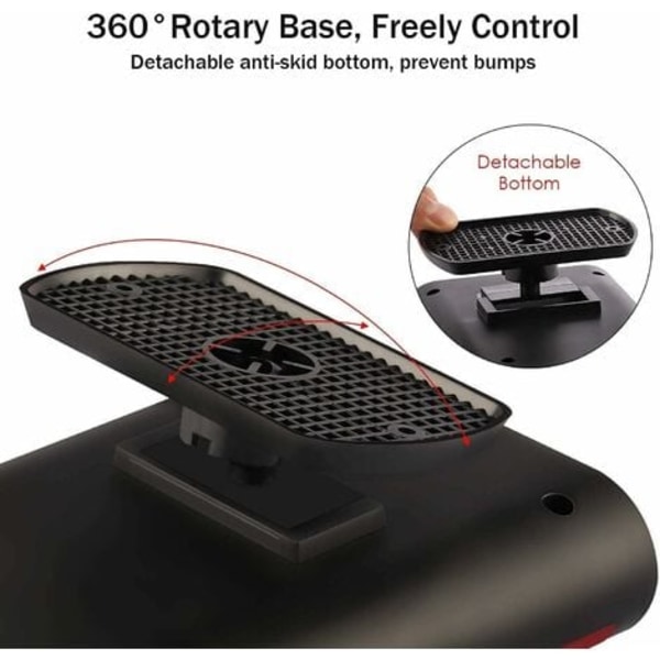TS-12V 150W Autonlämmitin, Kannettava Autonlämmitin Jäähdytystuuletin, Auton Huurteenpoisto Laite Nopea Lämmitys