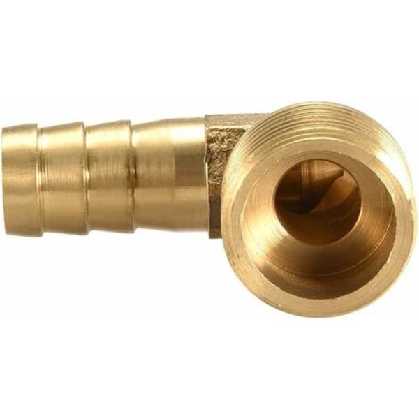TS-Letku Liitin Messinki 90° Kulmaliitin 12mm Letkuliitin x1/2\" G Uros Letku 2kpl