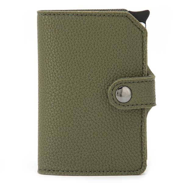 Anti-theft RFID Blocking ID Card Wallet Automatic Pop Up Credit Card Holder
