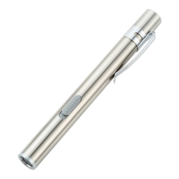 LED USB-pen, Mini Diagnostisk Medicinsk Penlygte, Rustfrit Stål