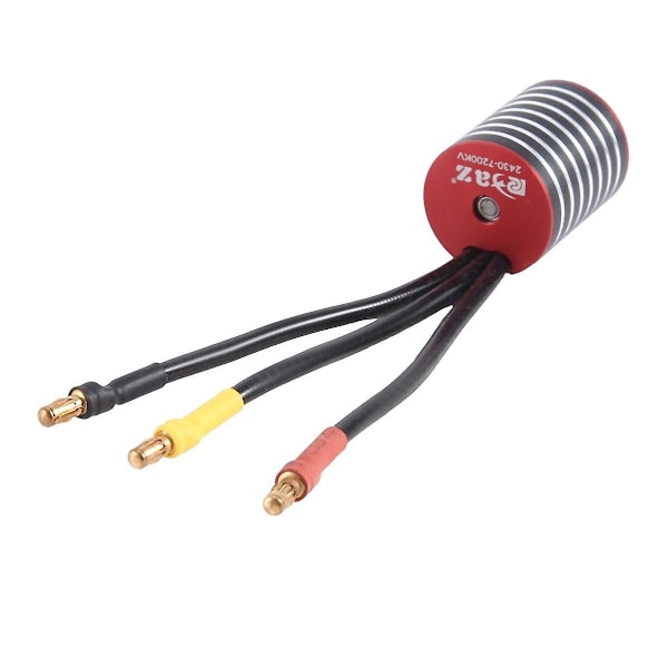 TS-Vanntett 2430 7200kv Børsteløs Motor Med 30a Esc Combo Sett For 1/8 1/10 1/12 Rc Crawler Bil Lastebil