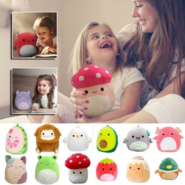 30 cm Squishmallow Tygdocka Kudde GRODA GRODA