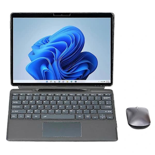 2089A for Microsoft Surface Pro 8/X Laptop Magnetisk Adsorpsjon Bluetooth Trådløst Tastatur med Touch