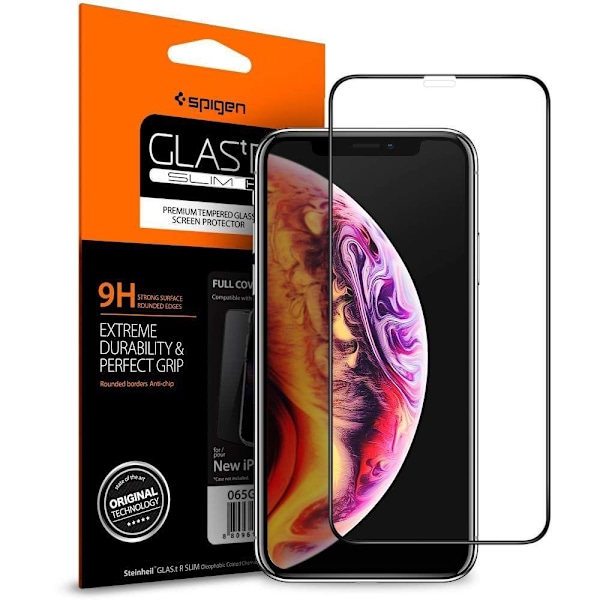 Spigen iPhone 11 Pro / X/Xs Skærmbeskytter Glass FC Hærdet Glas