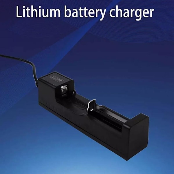 18650 Batterilader Universal 3.7V Genopladelig Li-ion Batteri Til