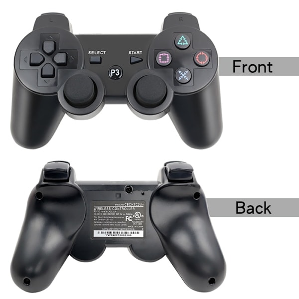 Trådløs håndkontroll for PS3-kompatibel