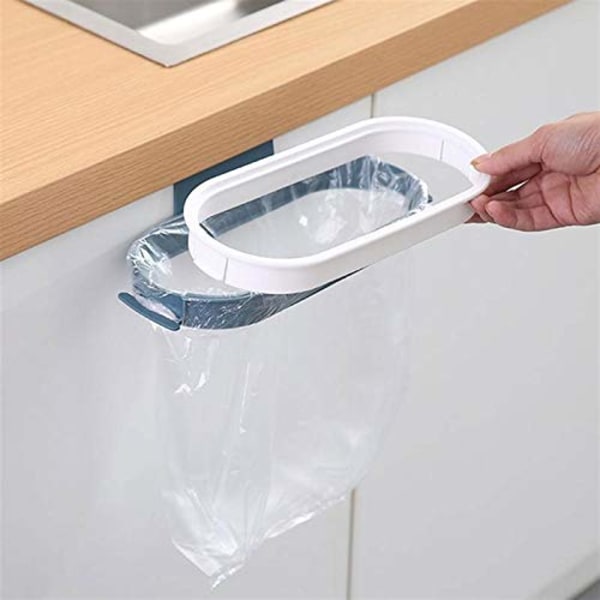 Sopbehållare Hushållskök Plast (10 * 12 * 26cm) Utrymmesbesparande Köksbehållare Sopbehållare Tillbehör Förvaring (Färg: Orange)
