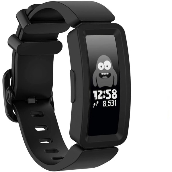 Fitbit Ace 2/Inspire/Inspire HR armbånd silikone Sort