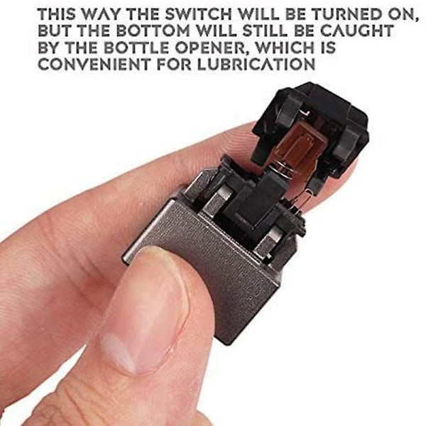 TS-Metall Bryteråpner Smøresett Mekanisk Tastatur Taster Aluminium Legering Åpner Umiddelbart For