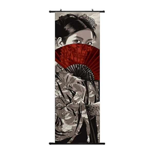 Japansk samuraj Ukiyo-e rulla affisch 1 30*90CM