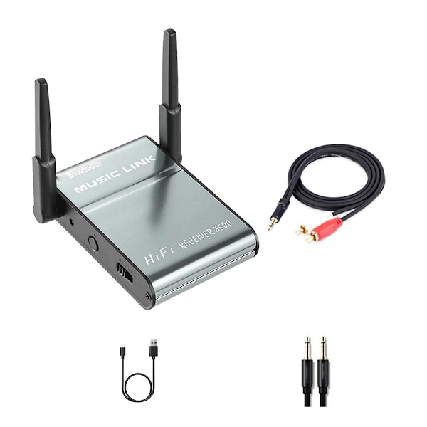TS-Aux Audio Bluetooth-modtager Lossless Audio Adapter Hifi Bilnavigation Opkald Rca Trådløs Retro Spe