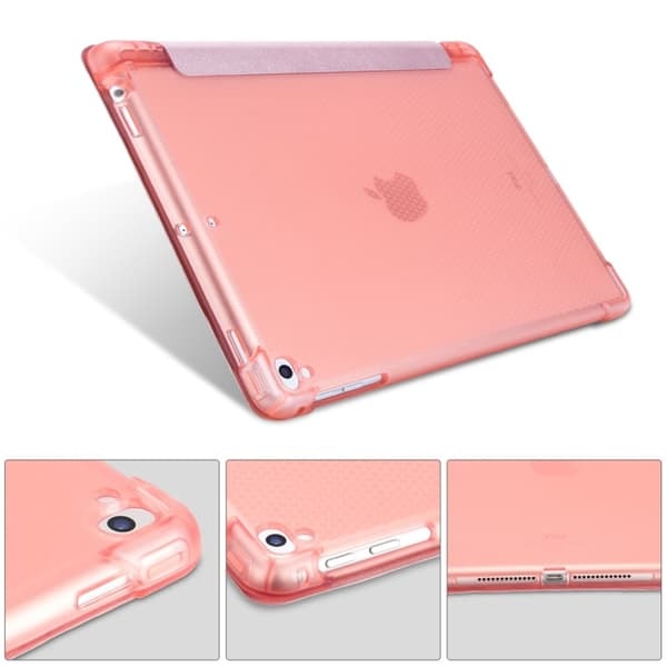 TS-Kotelo jalustalla iPad 9,7\" (2017) / 9,7\" (2018) / Air2 / Air - Pinkki