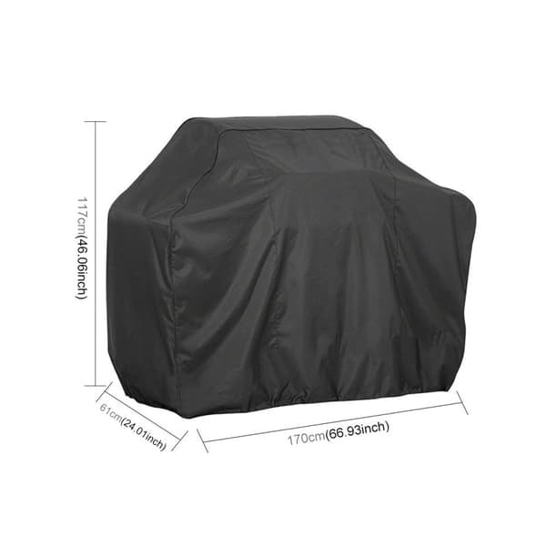 TS Grillöverdrag 170x61x117cm - skyddar mot väder och vind
