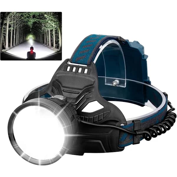 Superstærk 90.000 Lumen LED-pandelampe til voksne