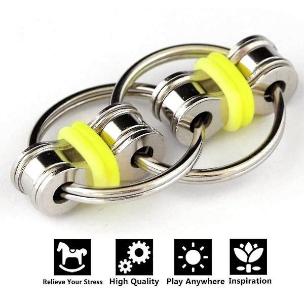 Flippy Chain Fidget Leksak, Oändlig Flip Chain Avstressare Stressreducerare Kreativ Stressreducerare Kedjeleksak