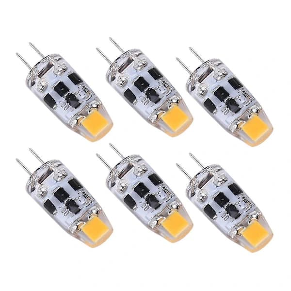 G4 LED-lampa 2W motsvarar G4 halogenlampa, varmvit