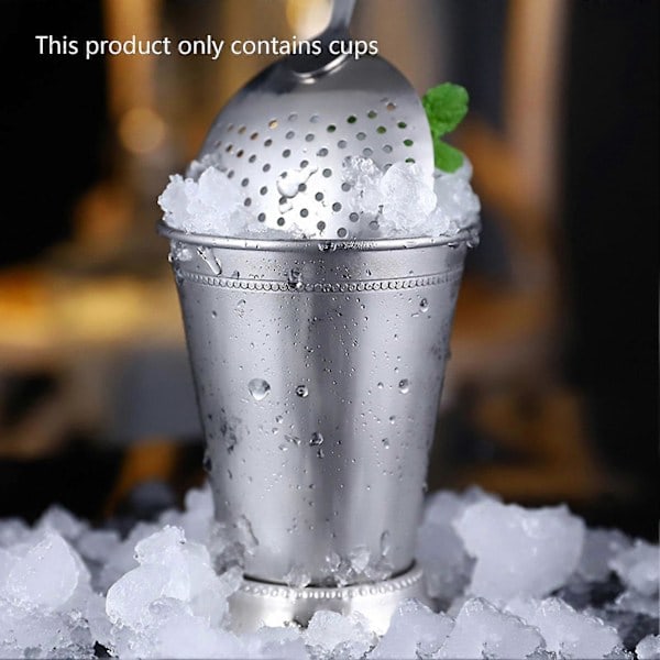 Mojito-glass i rustfritt stål for hjemmefester, moderne mint julep-kopp