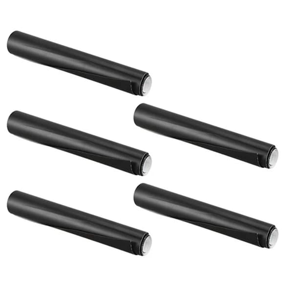 5 stk. 12X60 tommer Mat Sort Vinylfolie Wrap Bil DIY Dekal
